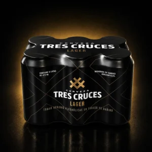 Sixpack 3 Cruces Negra Lataza 473 ml en Arequipa